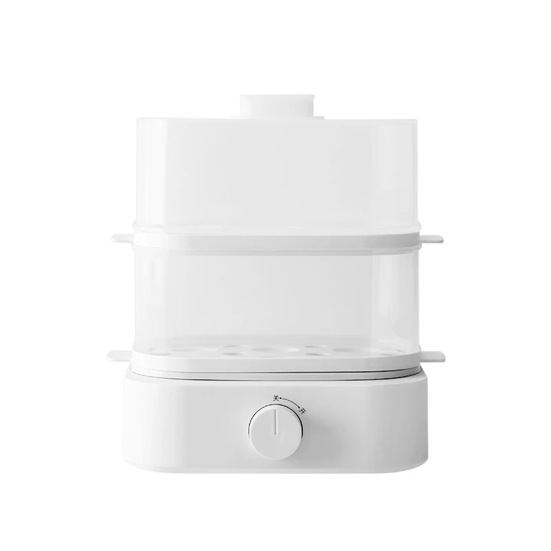 Fast Speed Heat Double Layer Knob/intelligent Egg Steamer Auto Power