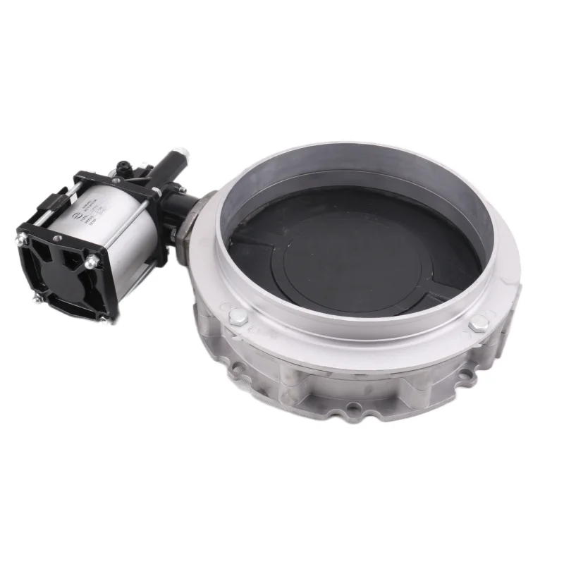 VFS Butterfly Valve Series V1FS V2FS Single Flange DN100-DN600 Pneumatic Powder Butterfly Valve for Cement Dust Butterfly Valve