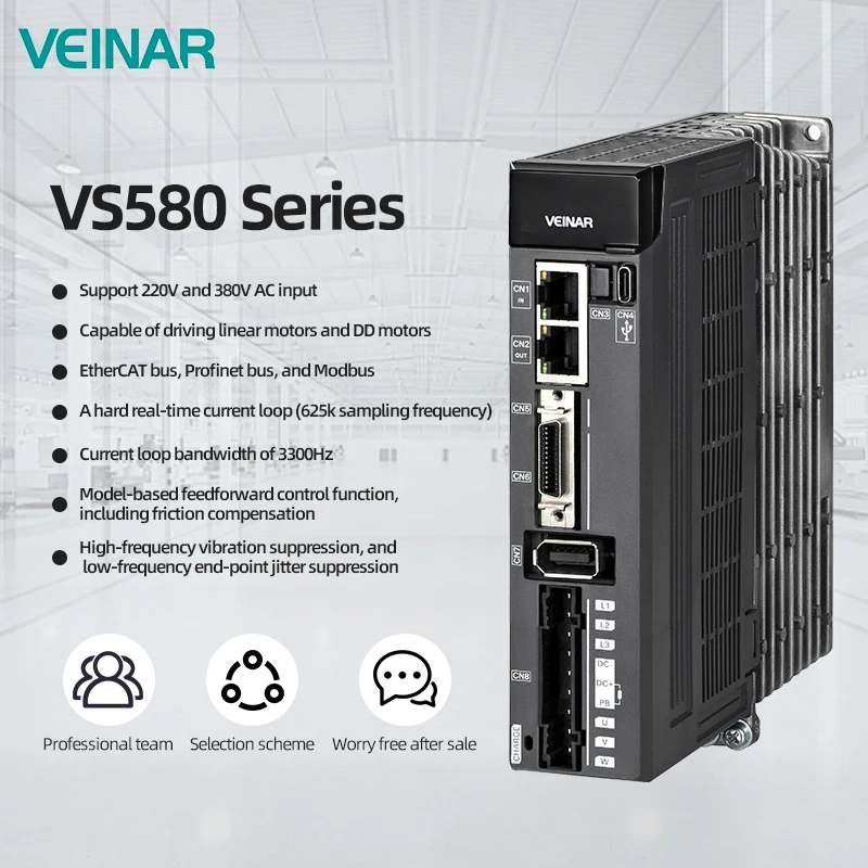 Precision 380V 3-Phase Servo Drive for CNC Machining Centers & Industrial Automation Systems details