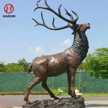 屋外アンティーク等身大ブロンズ鹿家族庭園像販売中| Alibaba.com