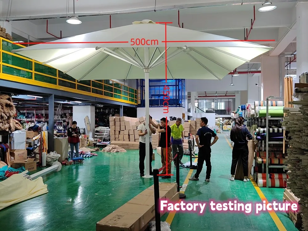 Customized Big Size Huge Outdoor Umbrella Bear Coffee Drink Bar Parasol