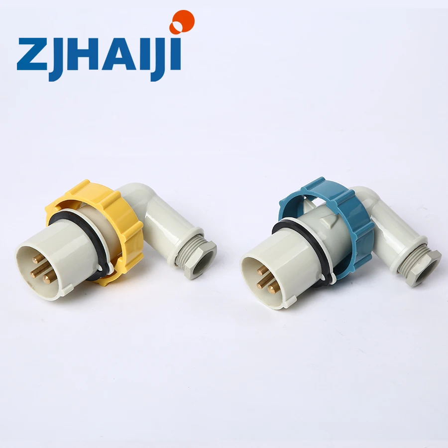 Promotion High Performance 2P + Earth Plug 792755 (P12-2B1) 100-130V YELLOW Watertight Marine IEC Plug