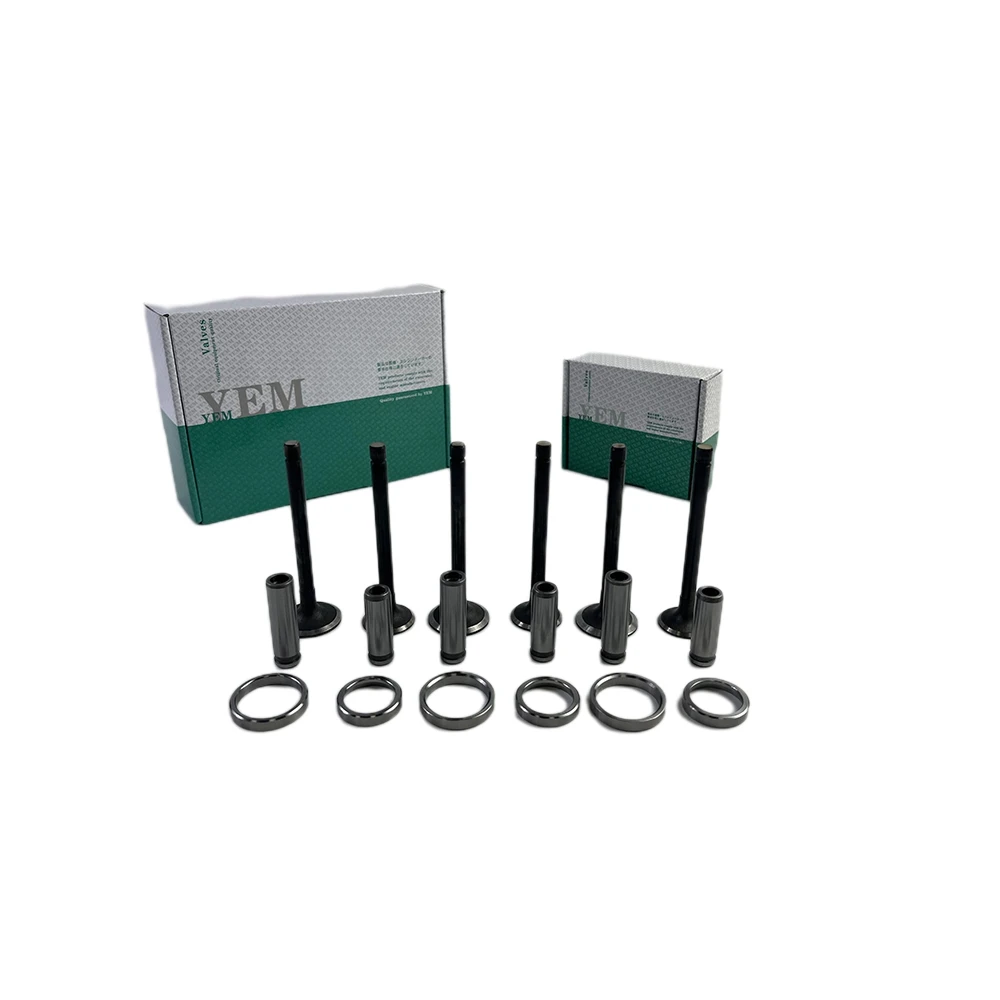 Intake and Exhaust Valve Guide Seat Kit 3TNV76 for Yanmar Industrial Machinery Engine Parts
