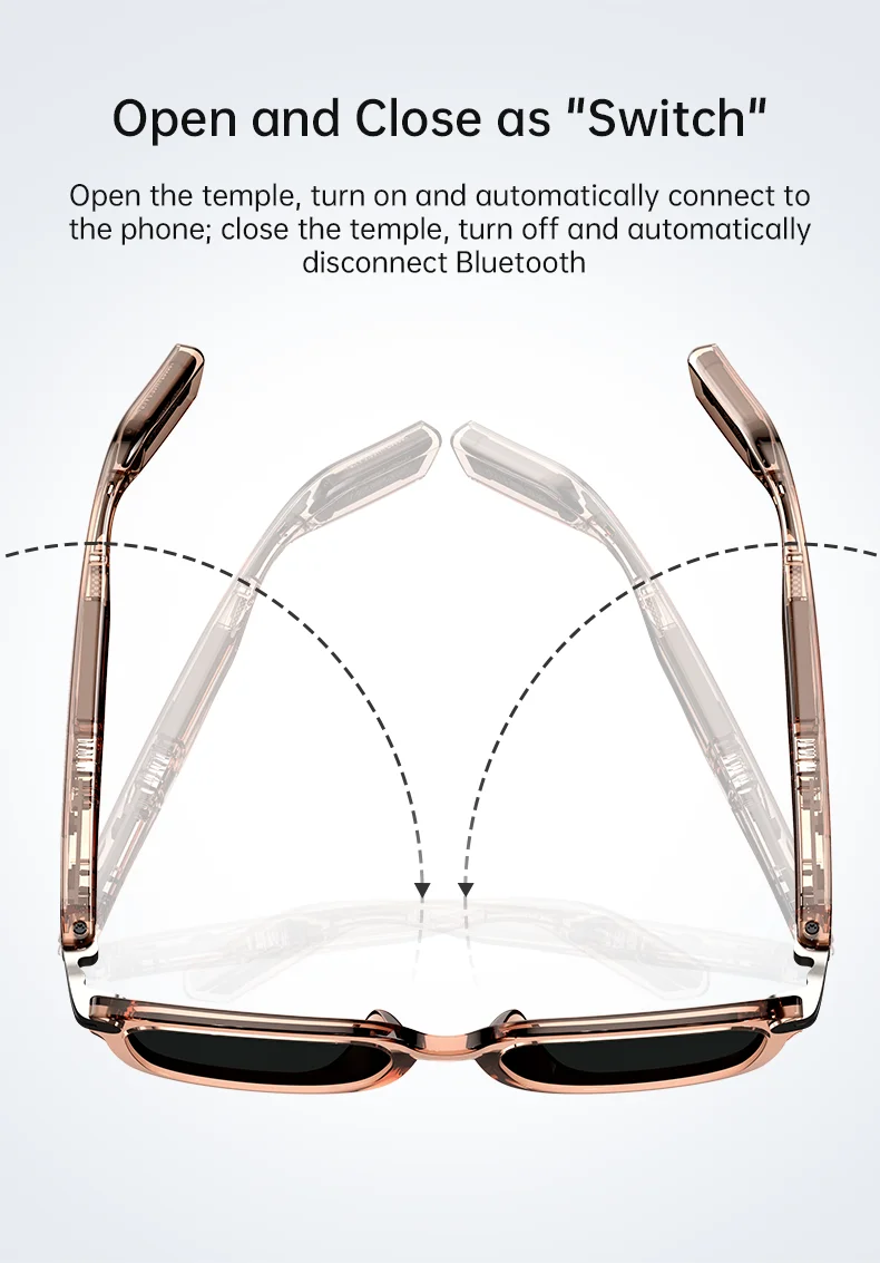 Chinese factory supplier supply  2025 G01 Music Smart Glasses Touch Control Hand Free Calling Voice Control Smart Wearable Headset Women Men Outdoor Sunglasses - Buy Music Smart Glasses smart Wearable Headset outdoor Sunglasses