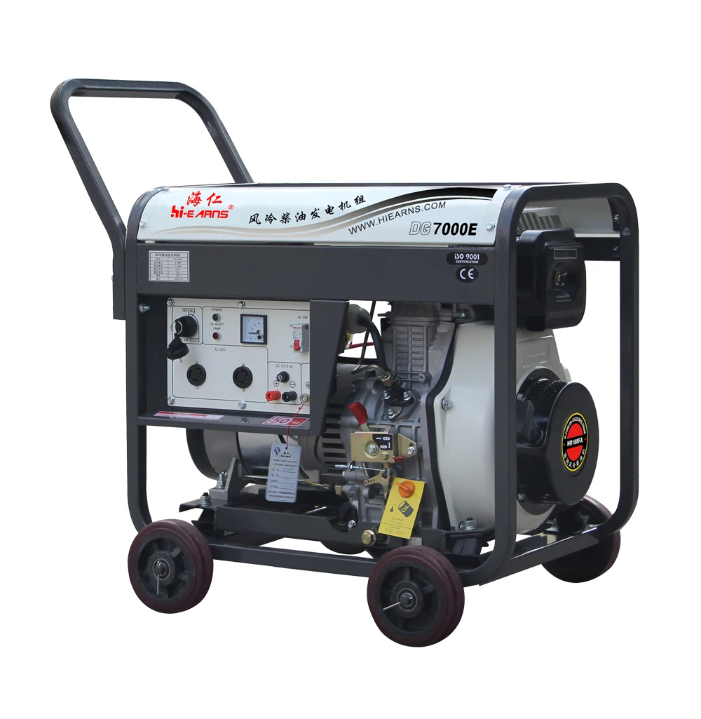 Hiearns 5.5KW Open Frame Movable Japanese diesel Generator Portable