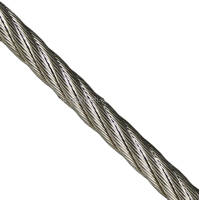 Oil Coated Ungalvanised Steel Wire Rope For Cable Car/ski Lift - Buy ...