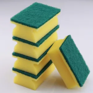 Hot Sale Cleaning Sponge and Scouring Pads Household Kitchen Dish Washing Cleaning Pad Sponge Cloth