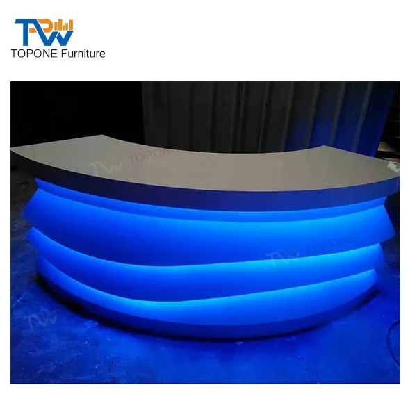 Modern Environmental Protection Top Design LED Bar Furniture Bar Counter