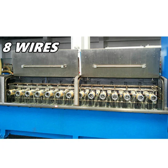 JIACHENG Multi Wire Drawing Machine With Annealer for 8 Wires