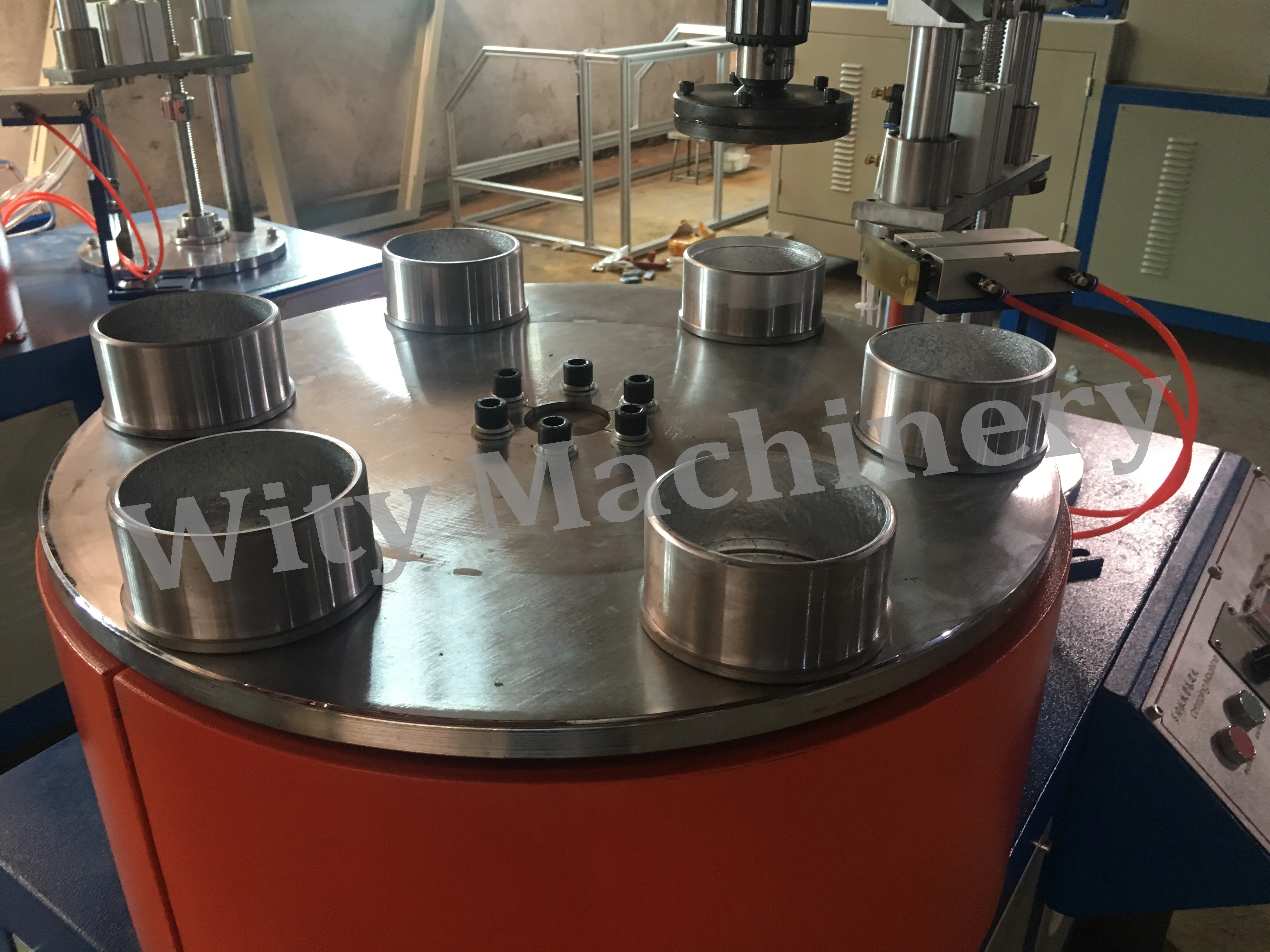 Multi Stations Ending Curling Paper Tube Edge Curling Machine Paper Core Bottom Curling Machine