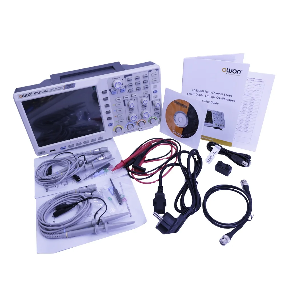 Hantek2D72 Precision 3IN1 70mhz 2-Channel Digital Oscilloscope Waveform Generator Multimeter Handheld USB Oscilloscope 125msa/S