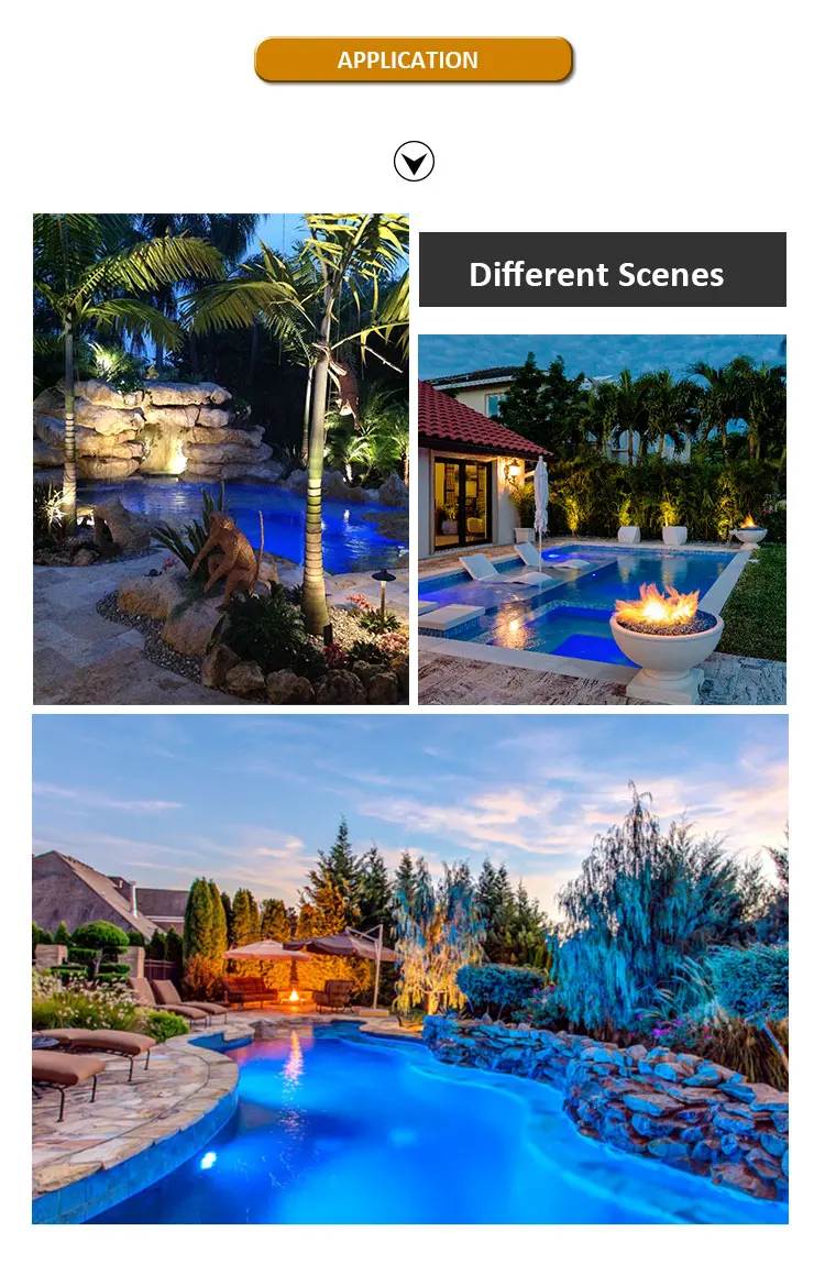 Recessed LED Underwater Light for Swimming Pools Pond 3W 6W 12W 18W Waterproof 12V 24V LED Star Lights