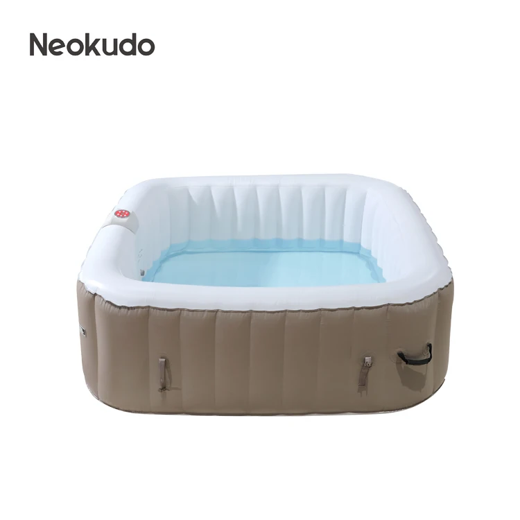 6 Person Inflatable Hot Tub Spa Customized Color Portable Hot Tubs