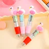 Bullet type 0.7 - flamingo small four-color ballpoint pen