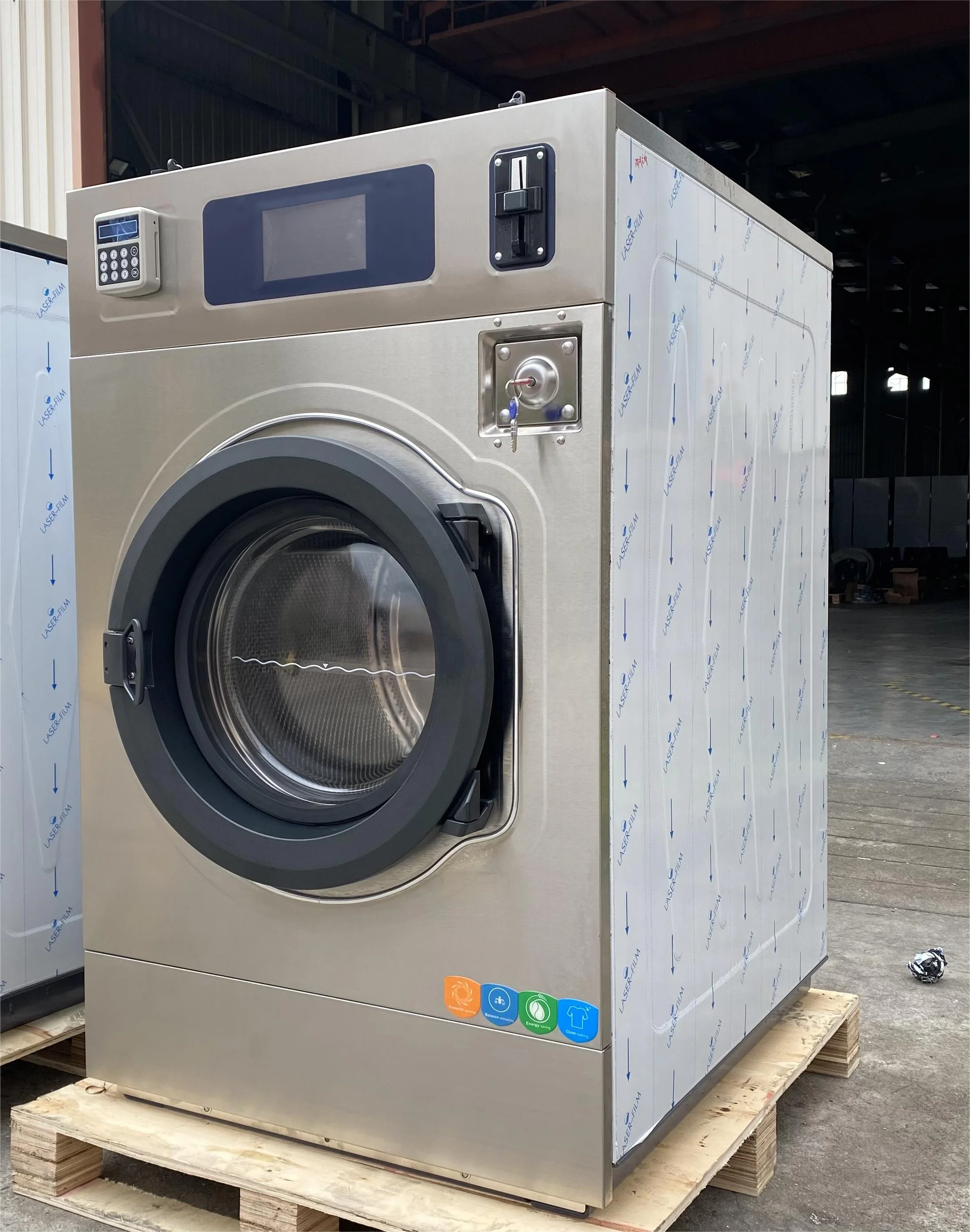 Insert Coin/card Operated Commercial Vending Laundry Equipment Self Service Washing Machine for Laundry Shop Hotel