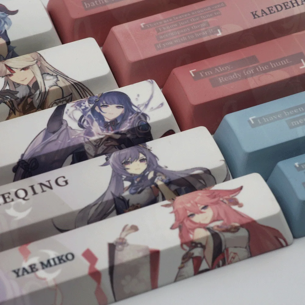 Personalized Mechanical Keyboard PBT Keycap Spacebar Genshin Impact