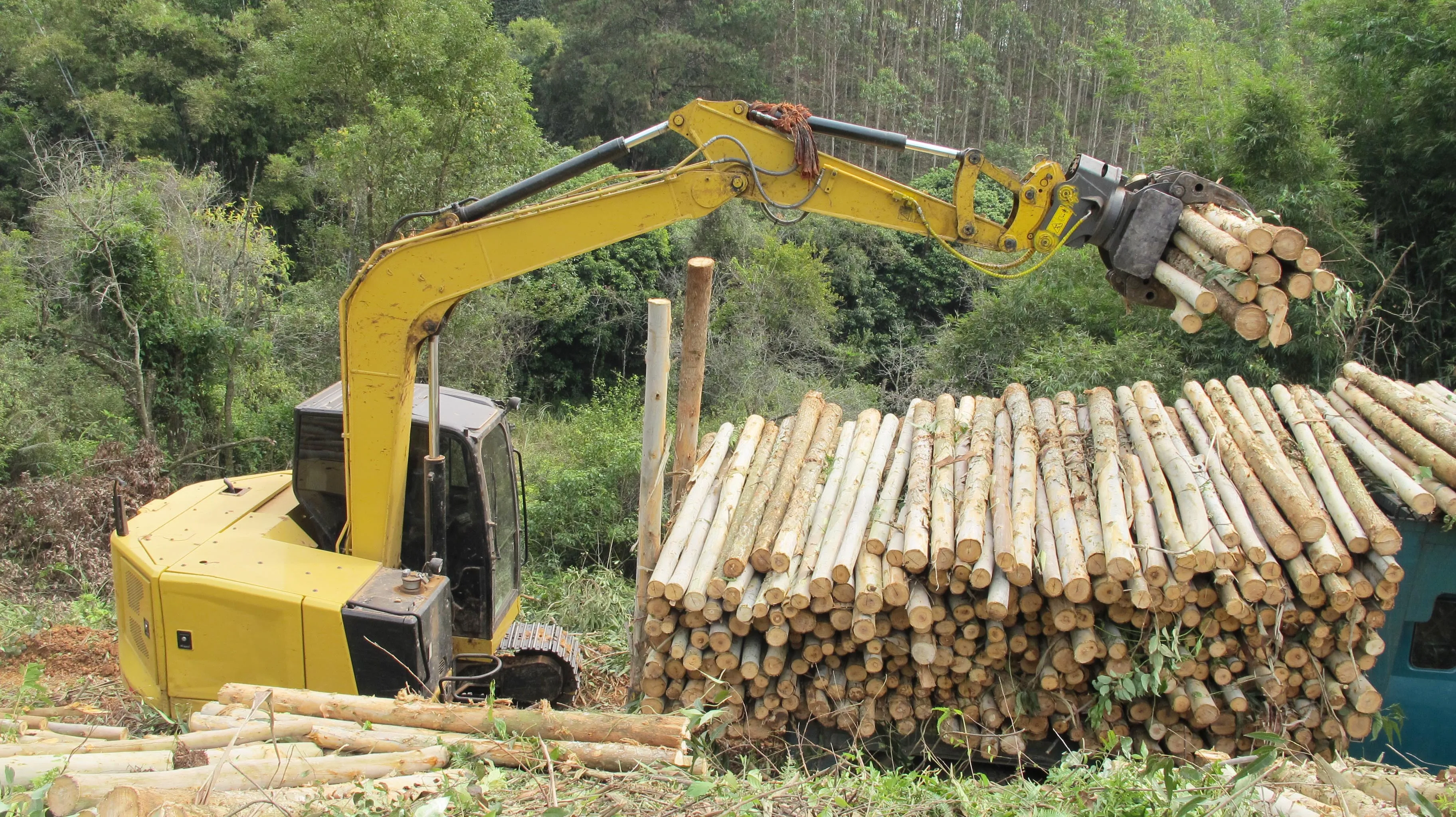 Excavator Grapple Xuvol 90p Log Grapple Use For 4 To 9 Ton Excavator