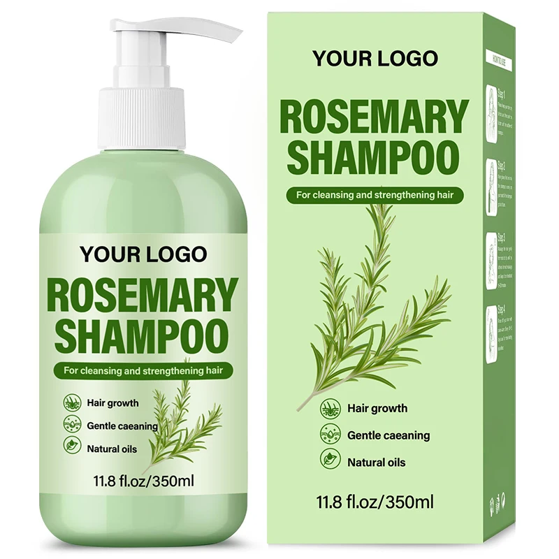 Hot Selling Hair Wash Daily Use Shampoo Hair Care Mint Rosemary Shampoo for Ceansing Stengthening Hair(pic3)