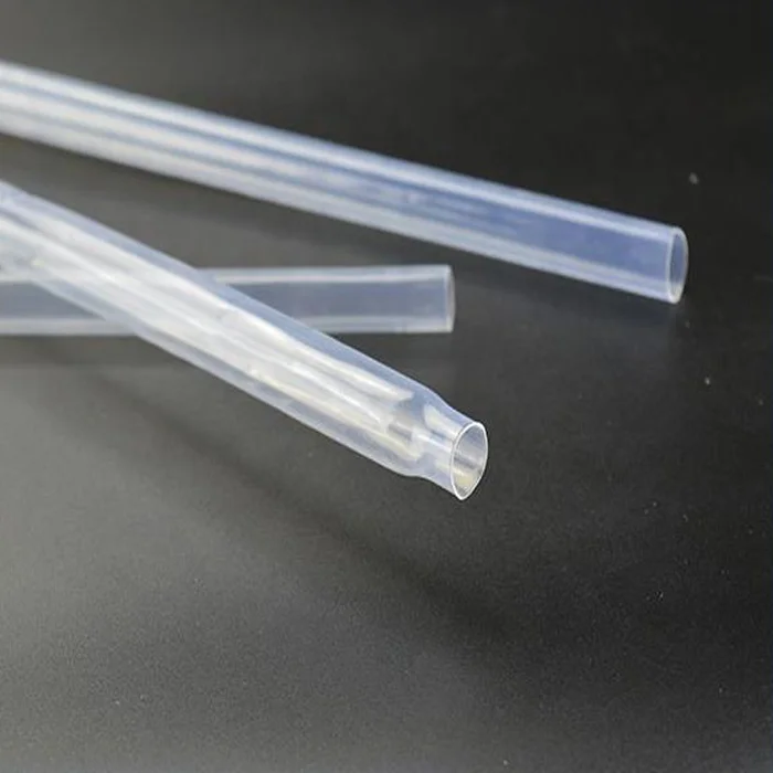 Insulated medical harness transparent pvdf semi-rigid 2:1 heat shrink tube details