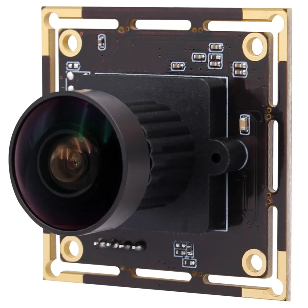 16MP Fisheye Lens USB Camera Module IMX298 Wide Angle Industrial 4K ...