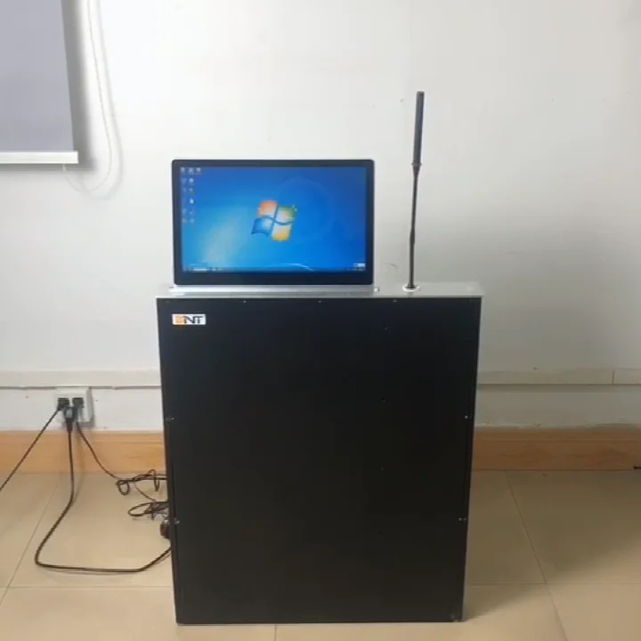 17.3 Inch Desktop Flush Mount Motorized Monitor Lift Mechanism