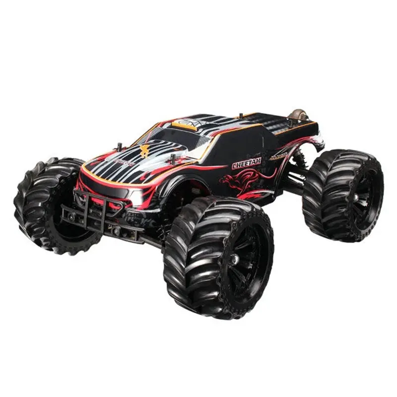 80KMH Brushless Motor RC Truck - 1/10 Scale Electric Monster