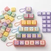 Llavero Fidget Estilo Letra
