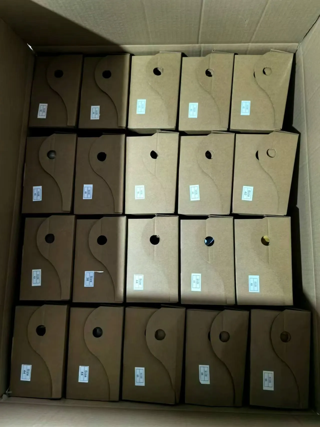 Packaging & shipping specifications