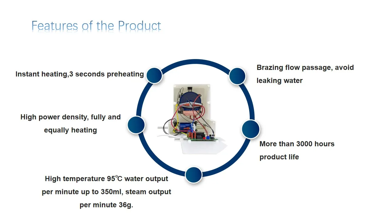 Espresso Coffee Maker Water Heater Thick Film Heater 85*55mm 75*45mm 2080w 230v Hot Water Heater