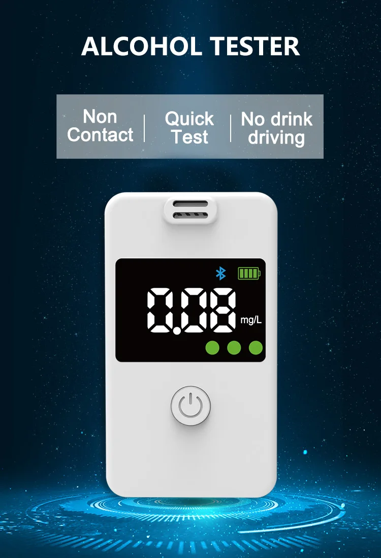 2024 Japan Smart Phone App Breathalyzer Accuracy Alcohol Tester With