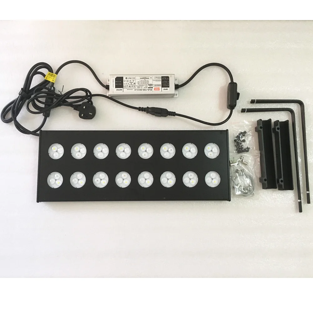2020 Newest Wifi Dimmable New Design Reef 120W 240W 350W Aquarium LED Lights Diy Led Reef Lighting Kits