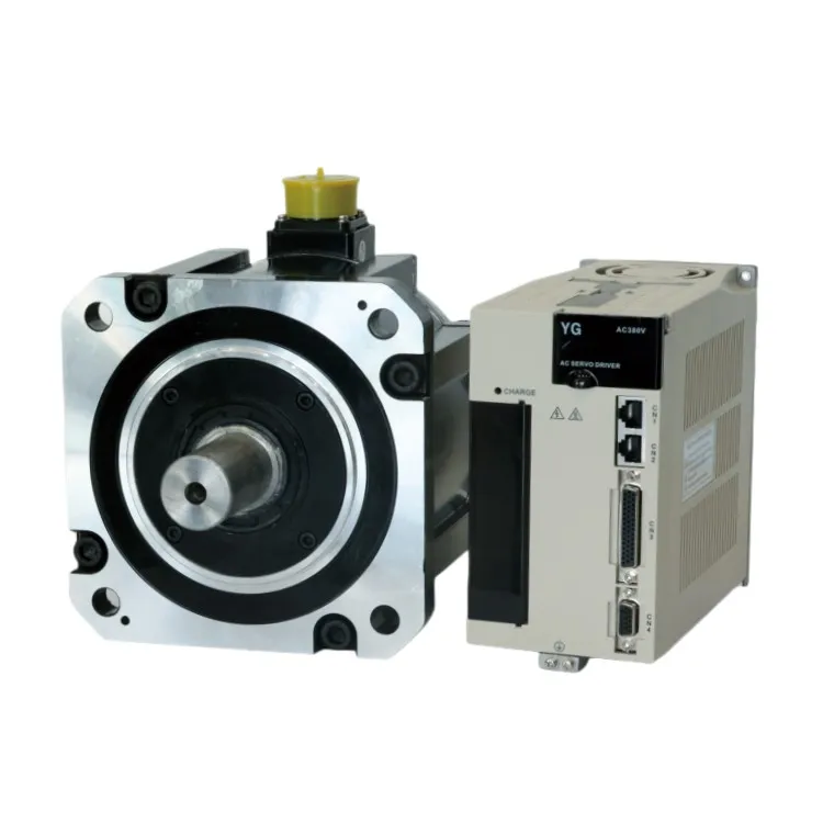 High Inertia Servomotors 220v 3kw Ac Servo Motor And Driver Cnc Servo
