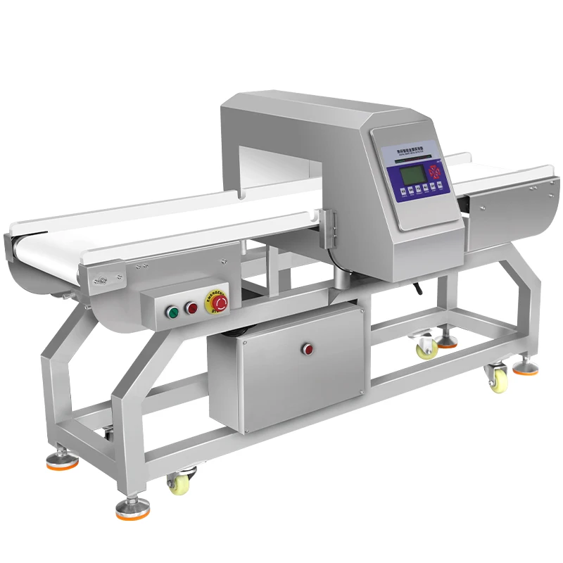 Automatic Program Sensitivity Belt Conveyor Food Metal Detector Machine With Reject