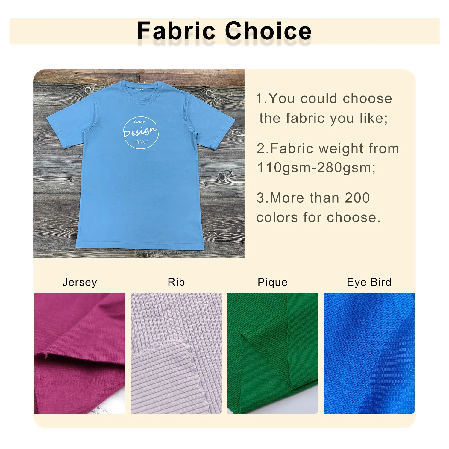 JL419B High Quality Screen Printing Round Neck T Shirt 100 Cotton Men T Shirts Bulk Wholesale