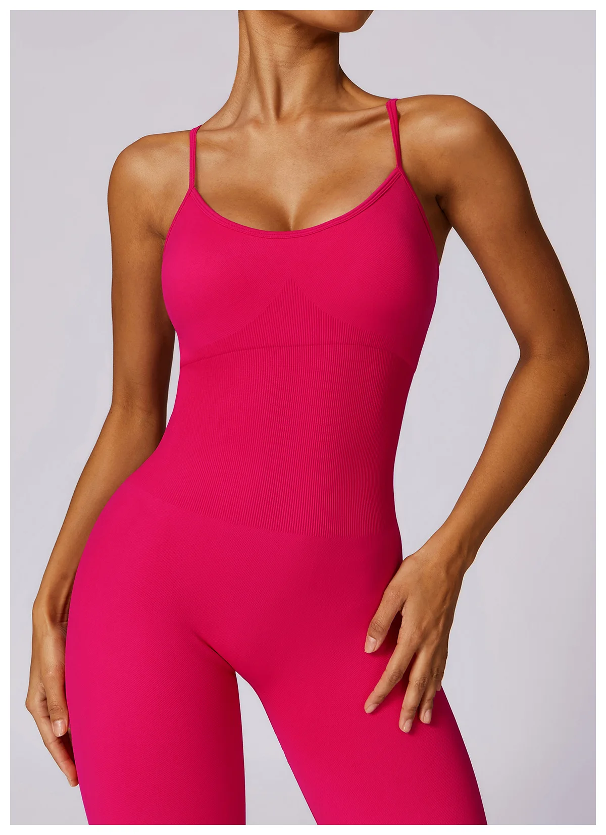 Women’s Yoga Jumpsuit One-Piece – Dry Nylon Spandex main image 1