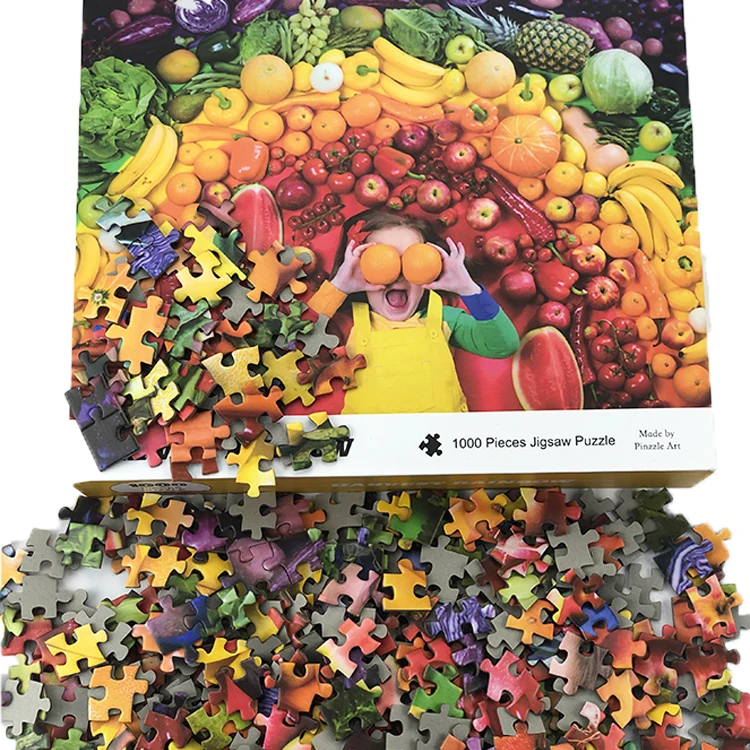 Wholesale Adults Custom Jigsaw Puzzle Game Manufacturer 500 1000 Pieces