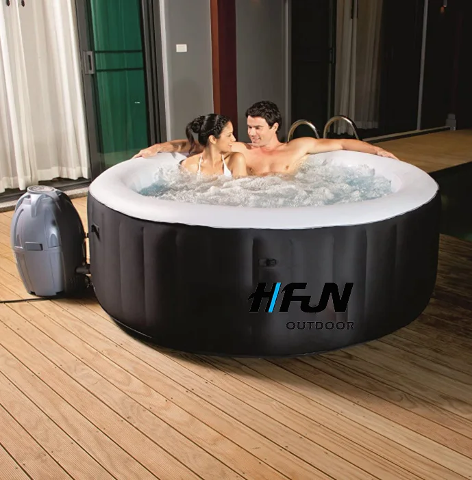 Big 10 Person Indoor Outdoor Bathroom Portable Inflatable Hot Tub Lazy