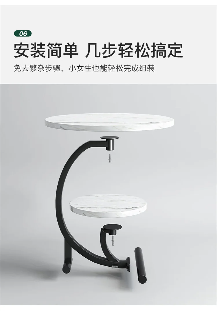2024sofa c Shaped Folding Small Tea Nordic Round Wooden Modern Coffee Tables  for Living Room Apartment Bed Side Table Wood Home