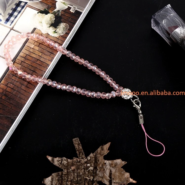 Заводская цена универсальный ремешок для телефона модный с бусинами на запястье брелок мобильного камеры