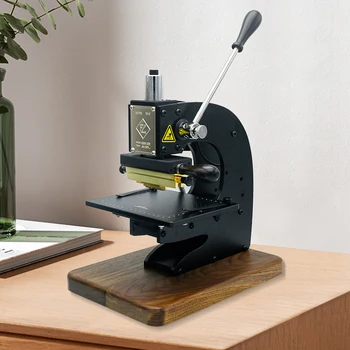 Upgrade Multi-function Hot Foil Stamping Machine Wood Leather Paper Branding Logo Marking Press Embossing Bronzing Machine
