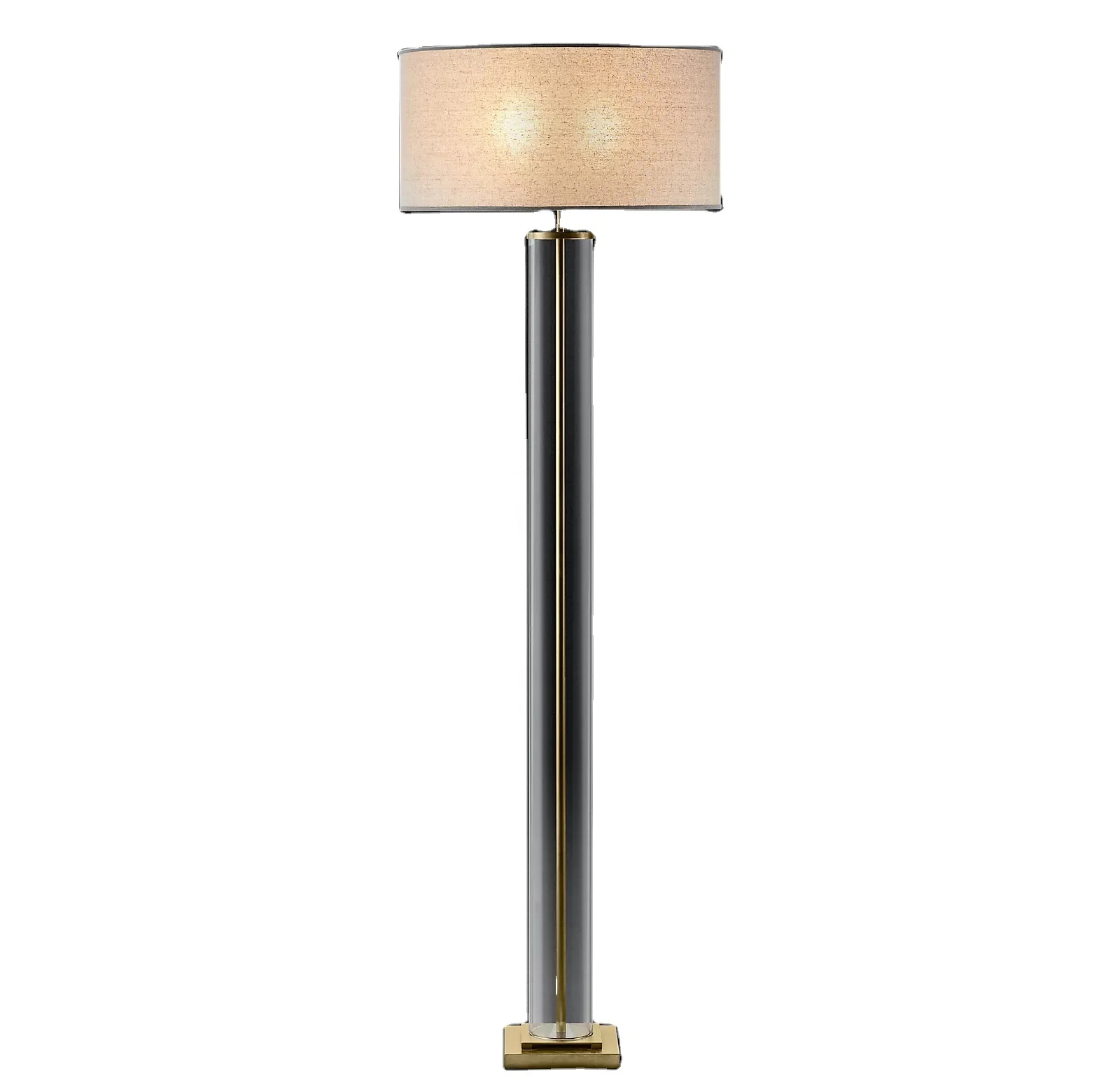 restoration hardware french column glass floor lamp