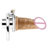 round ring cage+L dildo