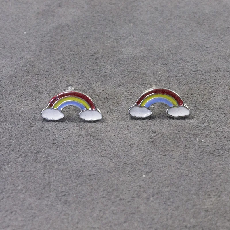 enamel rainbow studs main image 1