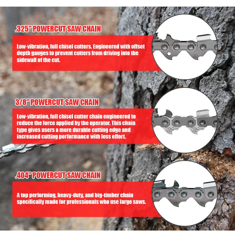 Chainsaw Spare Parts Chainsaw Chain Bulk Rolls 100 Feet Roll Chain