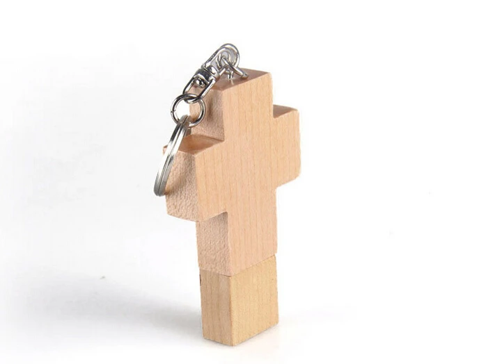 Gitra High Quality USB Flash Drive Pendrive 4G 8G Cross Shape Wooden USB Sticks 16GB 32GB 64GB 128GB 256GB