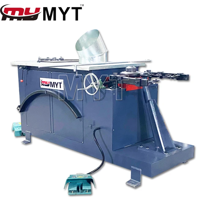 MYT-1000 Electric Elbow Making Machine with Manual Round Elbow Flanging Forming for Round Pipe Making