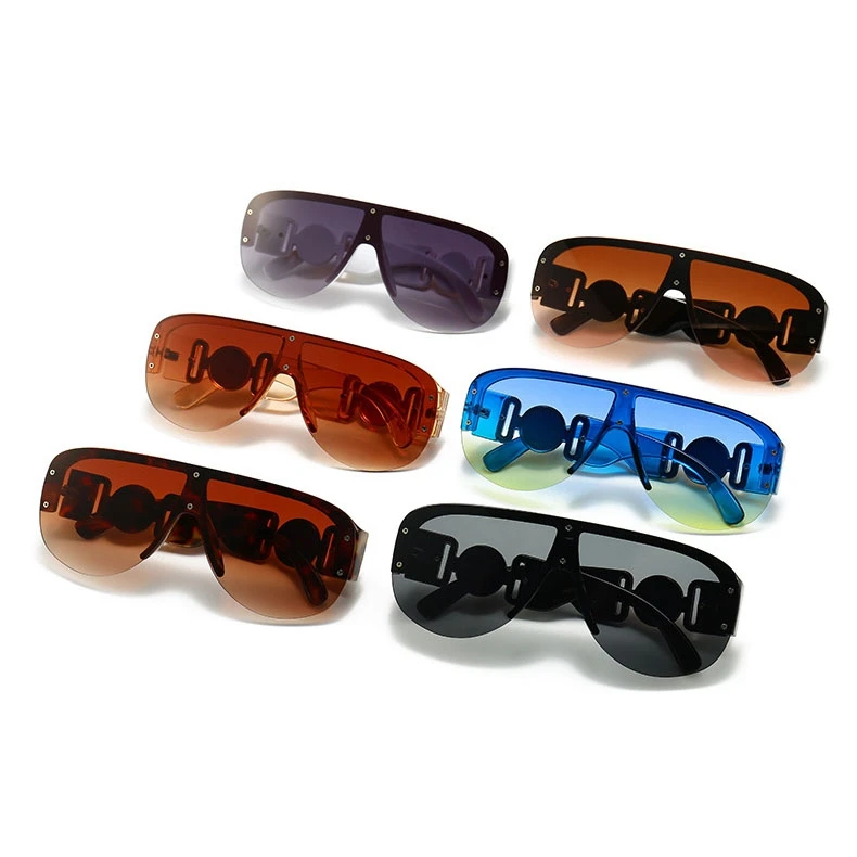 Superhot Eyewear 49300 Oversized One-Piece Sunglasses UV400 Luxury Frame for Unisex 2025 aperçu 5