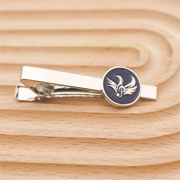 Fashion personality creative gold silver men's business simple tie clip custom logo tie clip details