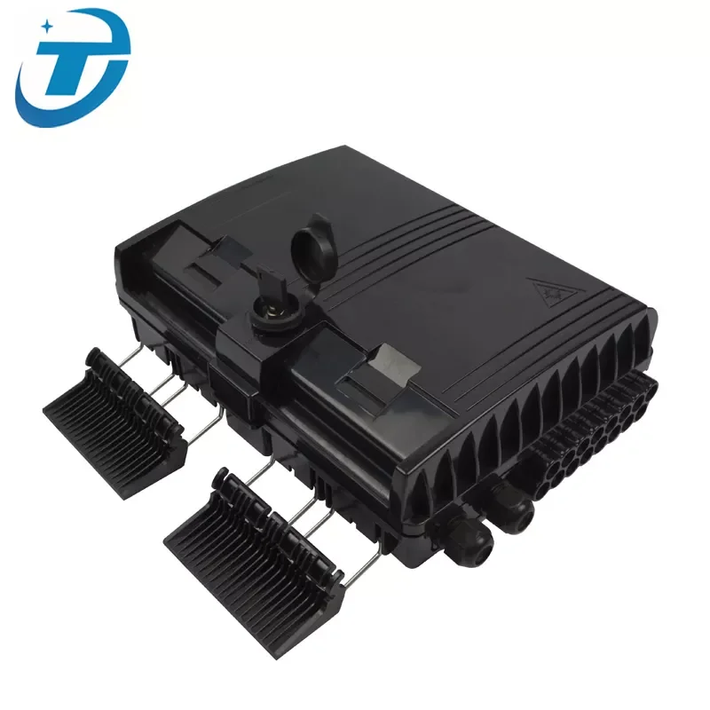 Fiber Optic Distribution FTTH Box 16 Core Black Termination Box