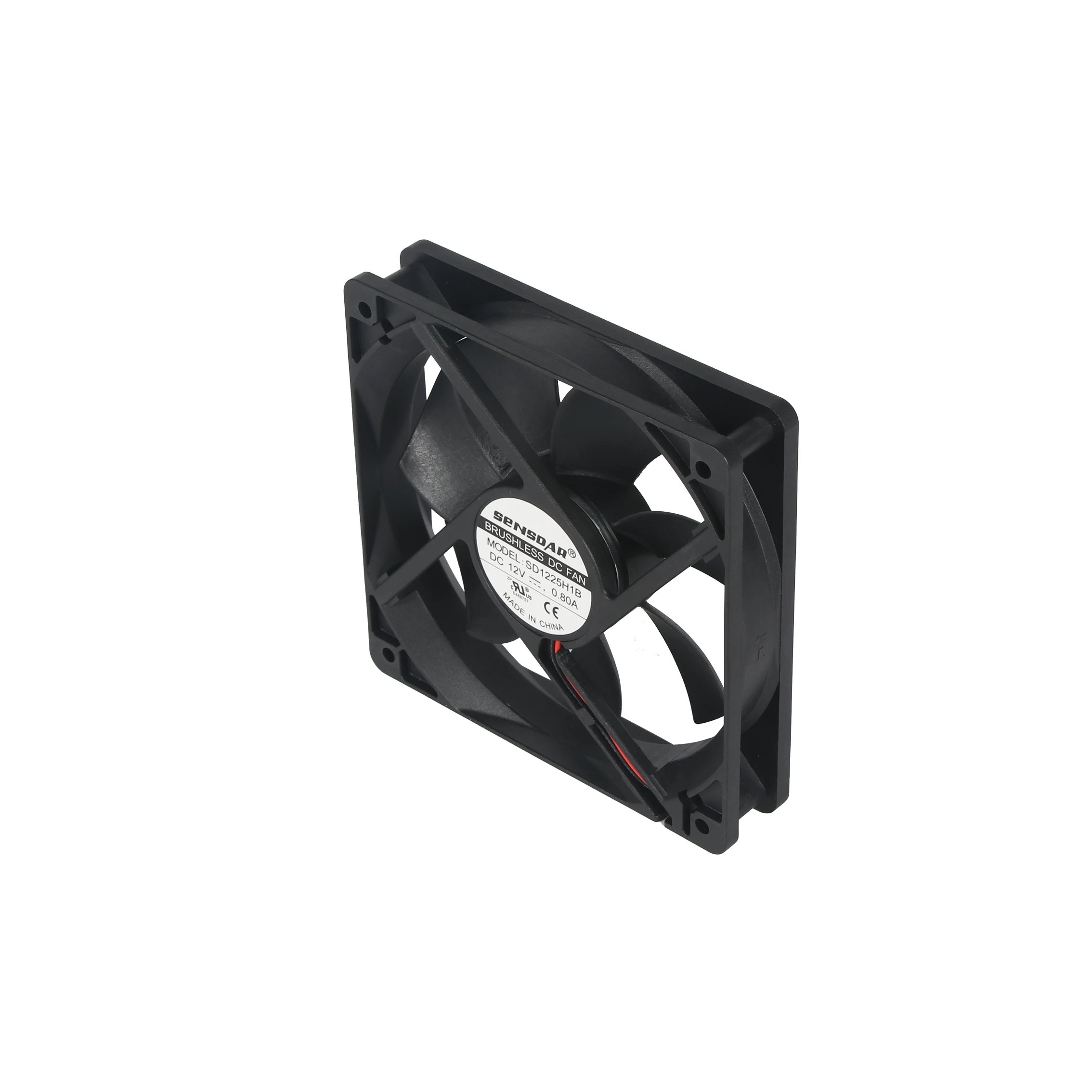 12025 Black 220V 120x120x25mm Ventola di raffreddamento silenziosa senza